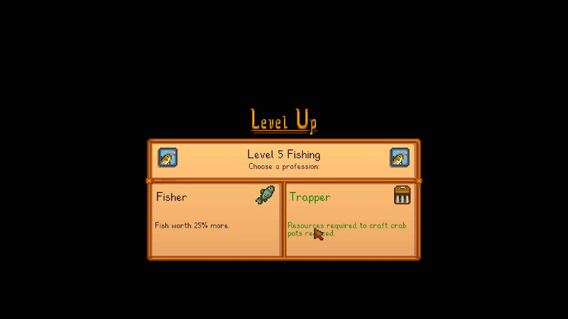 Fisher or trapper - Stardew Valley - Lost Noob